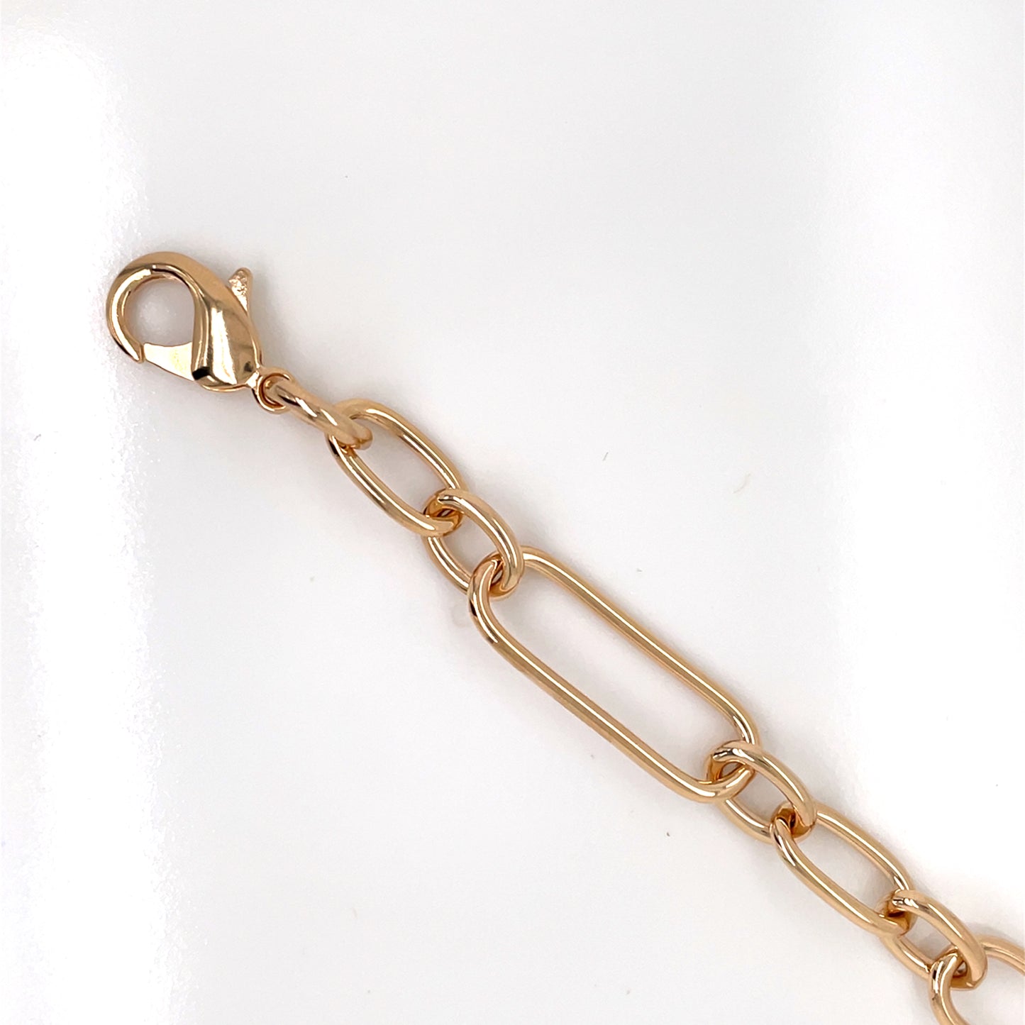 Amèlie 18ct Gold-Plated Oblong Link Bracelet 19210320