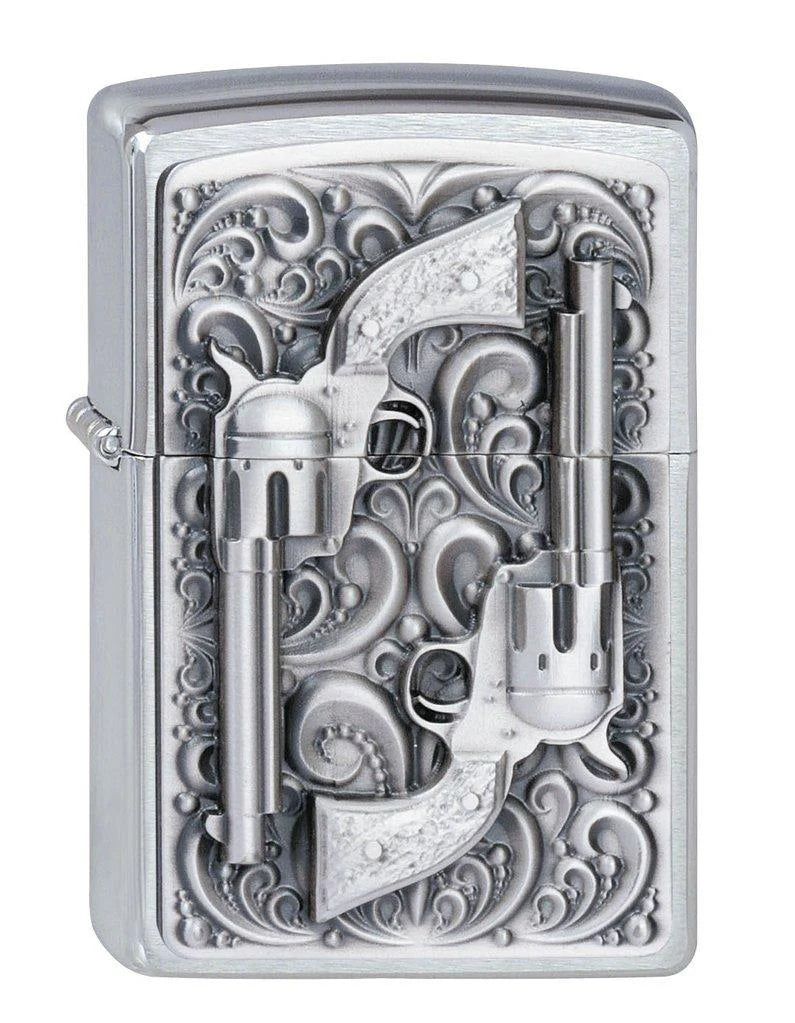 Zippo Revolver Emblem Windproof Lighter 2001654