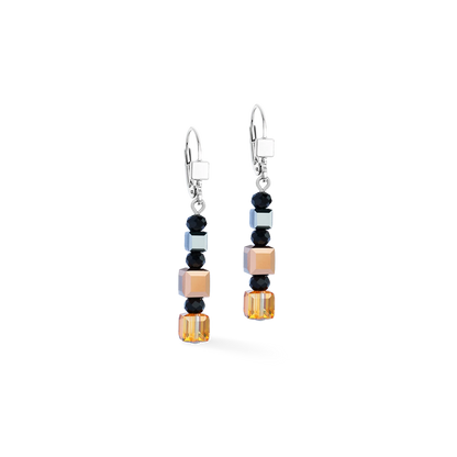 COEUR DE LION GeoCUBE® Precious Nature earrings tricolour 2101201633