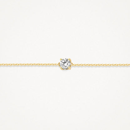 Blush Bracelet 2167YZI - 14k Yellow Gold with Zirconia