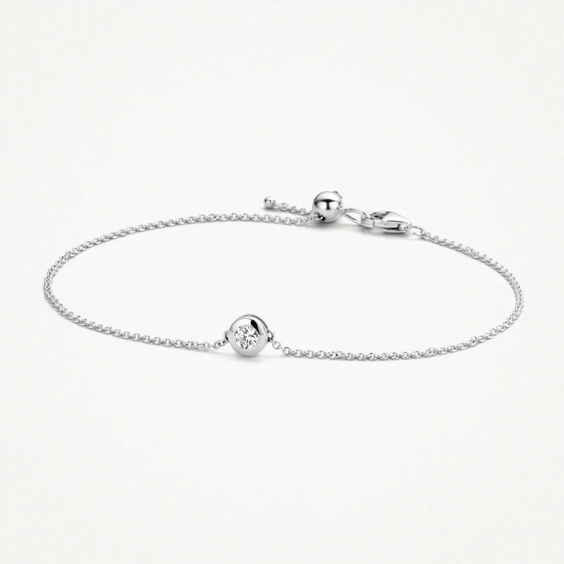 Blush Bracelet 2167WZI - 14k White Gold with Zirconia