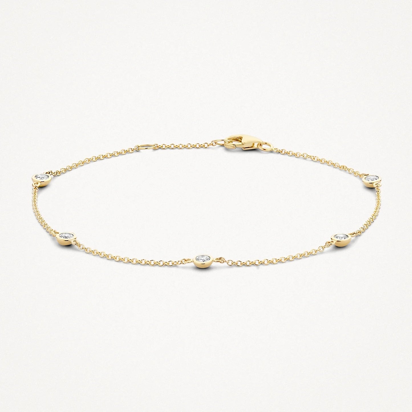 Blush Bracelet 2187YZI - 14k Yellow Gold with Zirconia