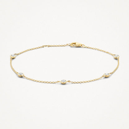 Blush Bracelet 2187YZI - 14k Yellow Gold with Zirconia