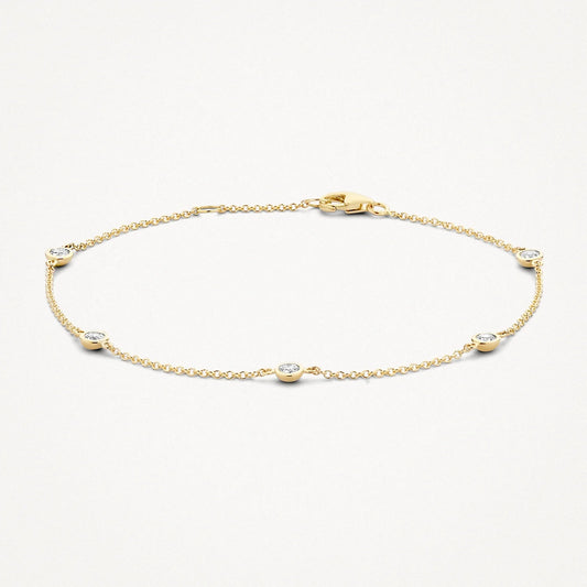 Blush Bracelet 2187YZI - 14k Yellow Gold with Zirconia