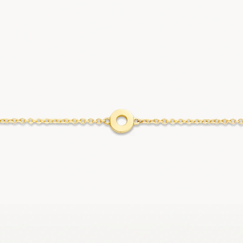 Blush Bracelet 2201YGO - 14k Yellow Gold with circles