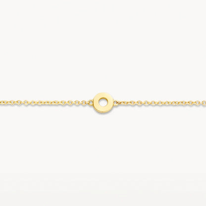 Blush Bracelet 2201YGO - 14k Yellow Gold with circles