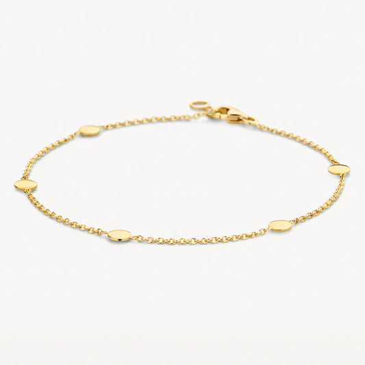 Blush Bracelet 2222YGO/18.5 - 14k Yellow Gold with Beads