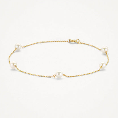 Blush Bracelet 2248YPW - 14k Yellow Gold with pearls