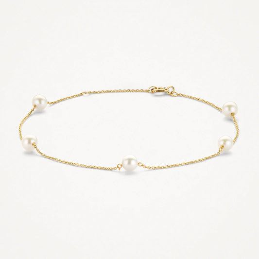 Blush Bracelet 2248YPW - 14k Yellow Gold with pearls