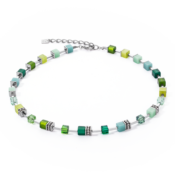 COEUR DE LION  GeoCUBE® Iconic Pure Necklace Green 2700100500