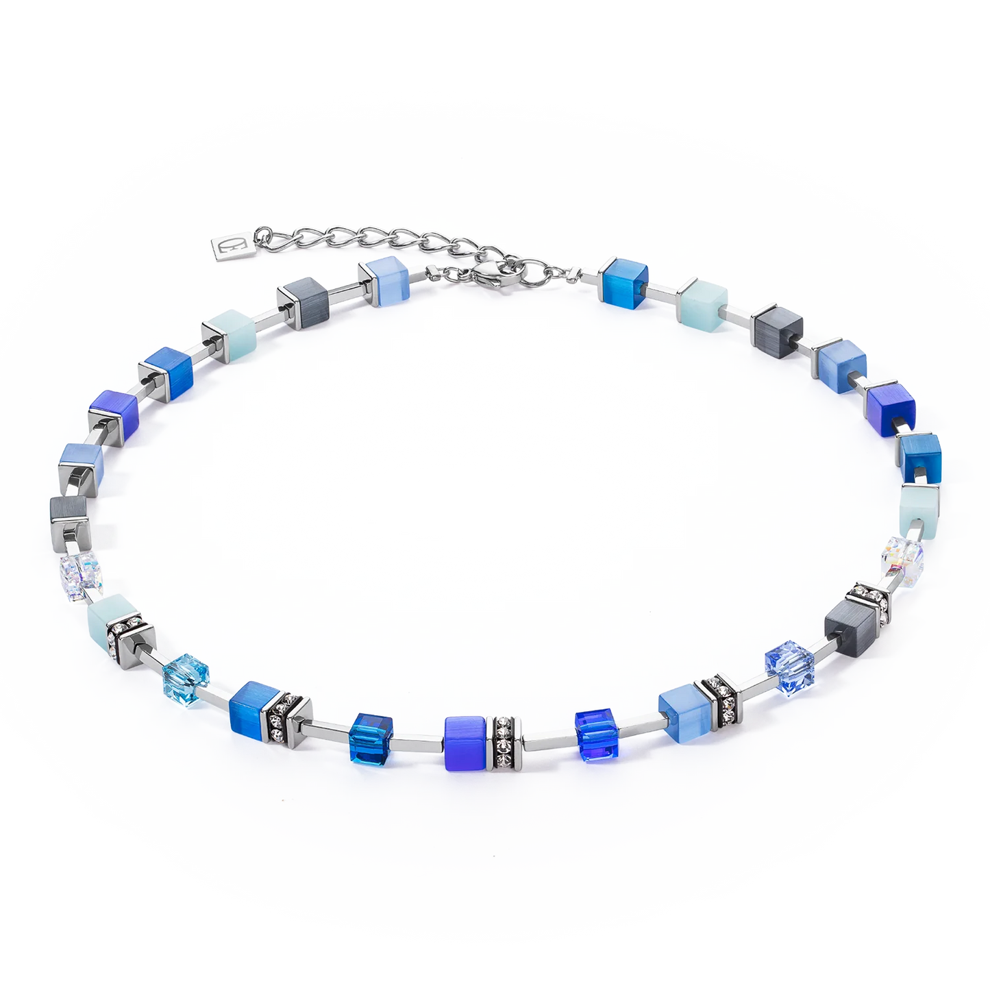 COEUR DE LION  GeoCUBE® Iconic Pure Necklace Blue 2700100700