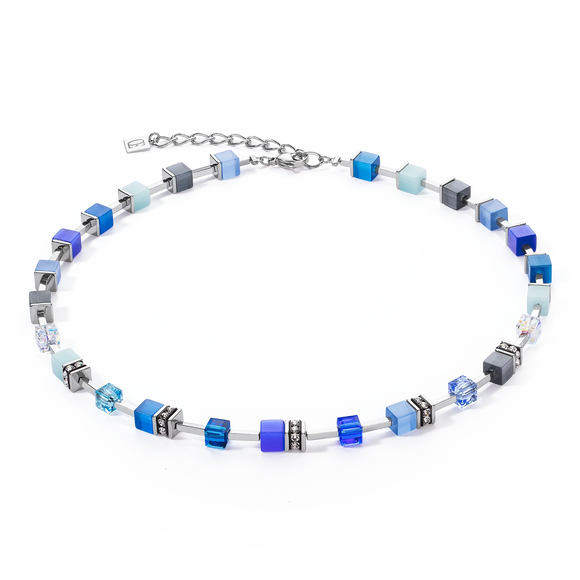 COEUR DE LION  GeoCUBE® Iconic Pure Necklace Blue 2700100700