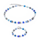 COEUR DE LION  GeoCUBE® Iconic Pure Necklace Blue 2700100700