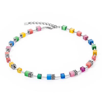 COEUR DE LION  GeoCUBE® Iconic Pure Necklace Rainbow 2700101500