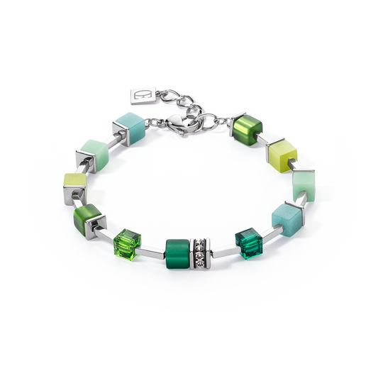 COEUR DE LION GeoCUBE® Iconic Pure Bracelet Green 2700300500