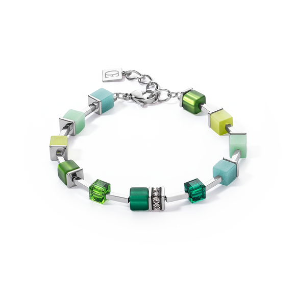 COEUR DE LION GeoCUBE® Iconic Pure Bracelet Green 2700300500