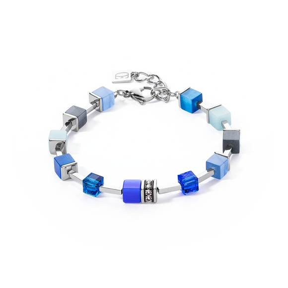 COEUR DE LION GeoCUBE® Iconic Pure Bracelet Blue 2700300700