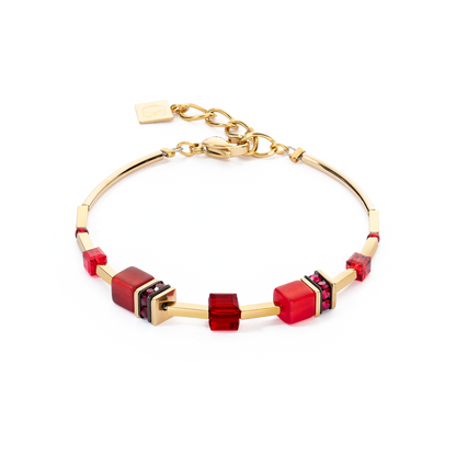 COEUR DE LION GeoCUBE® Iconic Lite Bracelet Red 2800300300
