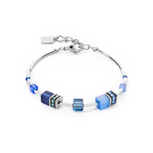 COEUR DE LION GeoCUBE® Iconic Lite Bracelet Blue 2800300700