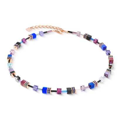 COEUR DE LION  GeoCUBE® Iconic necklace Blue Moon rose gold 2838100807