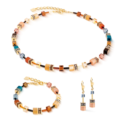 COEUR DE LION GeoCUBE® Iconic bracelet Earth Mirage gold 2838301131