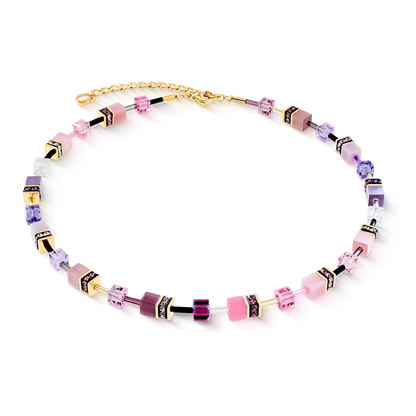 COEUR DE LION  GeoCUBE® Iconic necklace pink-lilac 2838101927