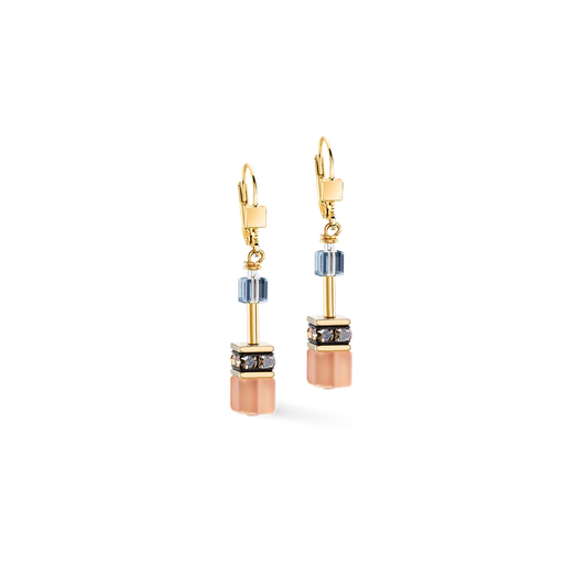 COEUR DE LION GeoCUBE® Iconic earrings Earth Mirage gold 2838201131
