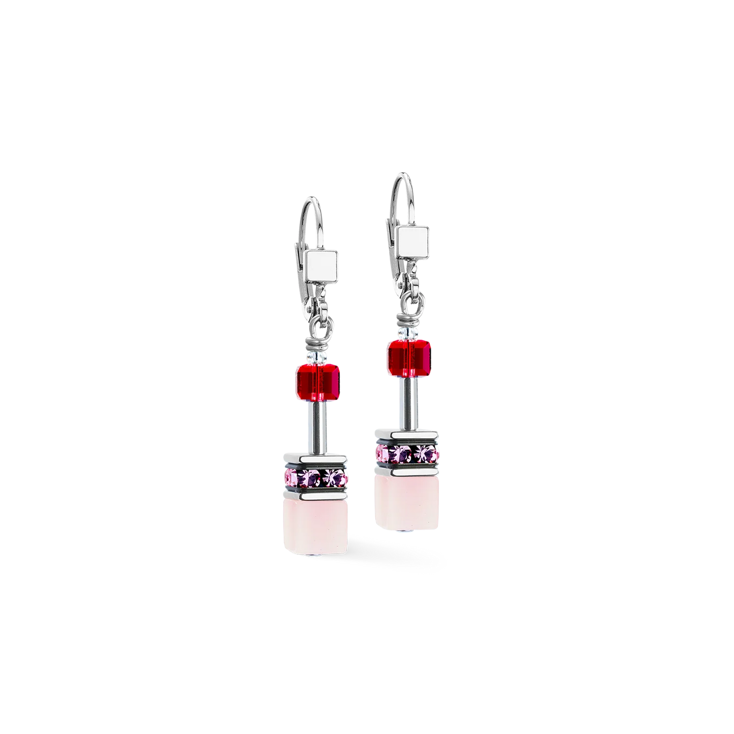 COEUR DE LION GeoCUBE® Iconic earrings rosé blush 2838201903