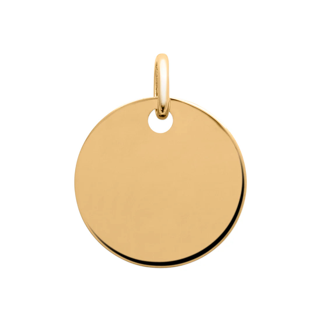 Amèlie 18ct Gold-Plated Engravable Round Disc 1882602