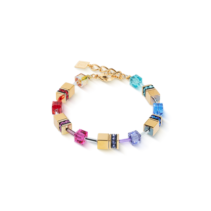 COEUR DE LION GeoCUBE® Iconic Metallic bracelet Rainbow gold 3015301535