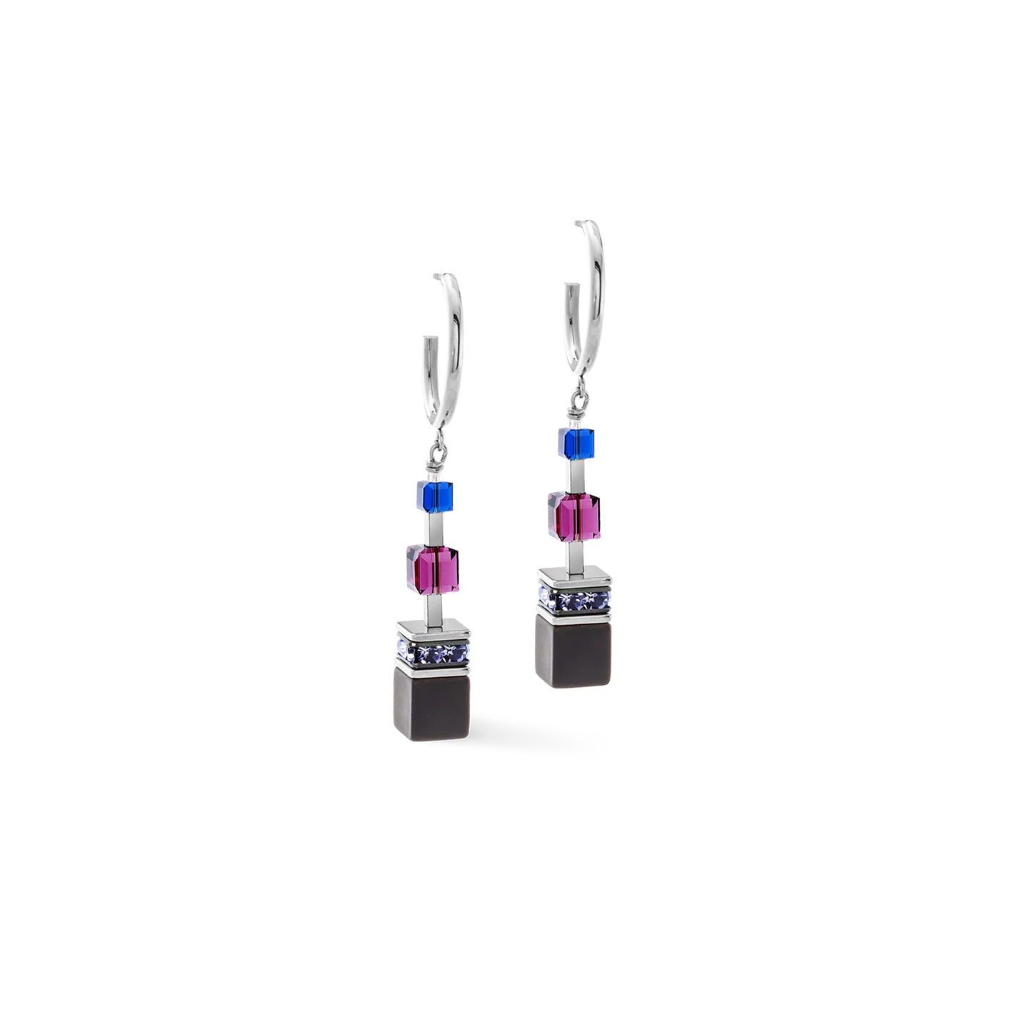 COEUR DE LION GeoCUBE® Precious Statement earring Blue Moon 3039210708