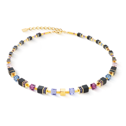 COEUR DE LION  GeoCUBE® Precious Classic necklace Blue Moon gold 3043101308