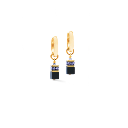 COEUR DE LION GeoCUBE® Precious Classic Hoop Blue Moon gold 3043211308