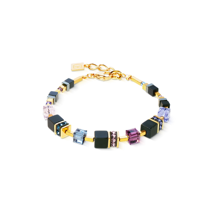 COEUR DE LION GeoCUBE® Precious Classic bracelet Blue Moon gold 3043301308