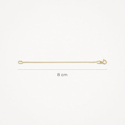 Blush Necklace 8cm Extension 3058YGO/8 -14k Yellow Gold