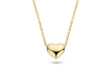 Blush Necklace 3062YGO - 14k Yellow Gold Puffed Heart
