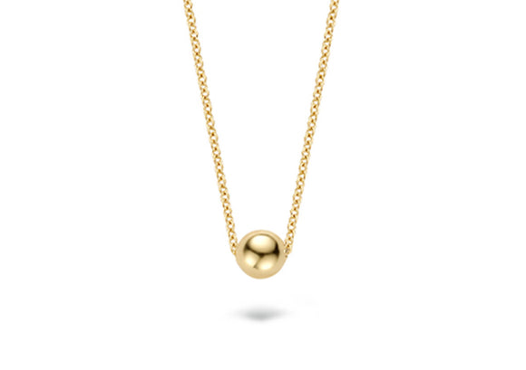 Blush Necklace 3120YGO - 14k Yellow Gold Sphere