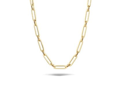 Blush Necklace 3129YGO - 14k Yellow Gold 45cm Paperchain