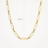 Blush Necklace 3129YGO - 14k Yellow Gold 45cm Paperchain