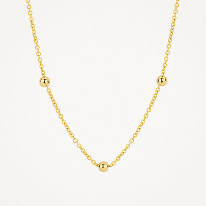 Blush Necklace 3145YGO - 14k Yellow Gold with Beads