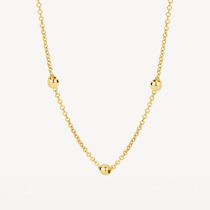 Blush Necklace 3145YGO - 14k Yellow Gold with Beads