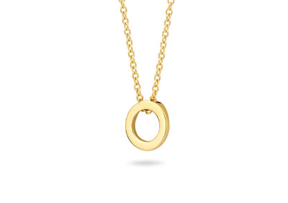 Blush Necklace 3150YGO - 14k Yellow Gold Circle