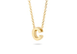 Blush Necklace 3155YGO - 14k Yellow Gold with Initial C