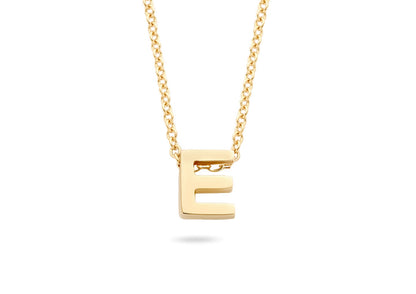 Blush Necklace 3155YGO - 14k Yellow Gold with Initial E