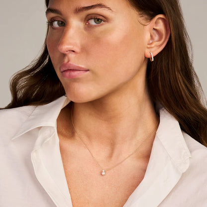 Blush Necklace 3163YPW - 14k Yellow gold with pearl & zirconia