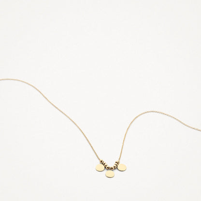 Blush Necklace 3170YGO - 14k Yellow gold with Discs