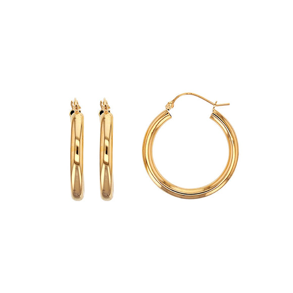Bijoux D'Or 18ct Gold-Plated Hoops 30mm 32324930