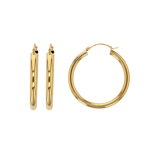 Bijoux D'Or 18ct Gold-Plated Hoops 40mm 32324940
