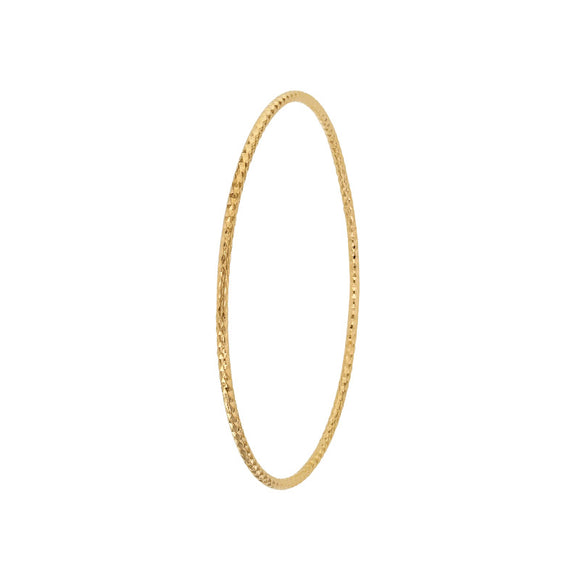 Bijoux D'Or 18ct Gold-Plated bangle 66mm 328103