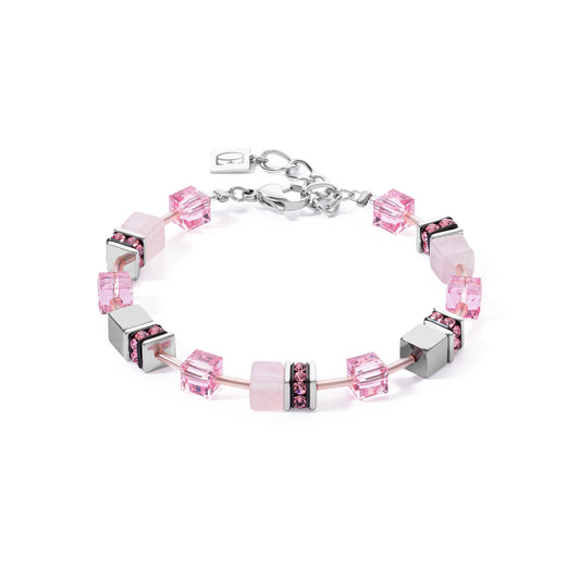 COEUR DE LION GeoCUBE® Iconic Precious bracelet rose 4017301900